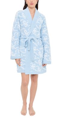 LoveShackFancy Indie Teddy Robe Blue Moon M/L