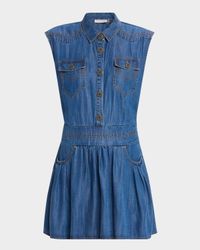Paxton Chambray Mini Dress