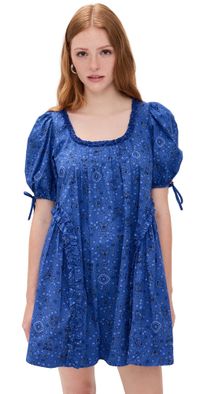 Damson Madder Meri Mini Dress Blue 6