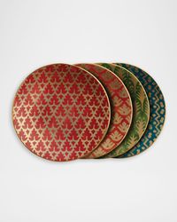 Fortuny Assorted Canape Plates, Set of 4