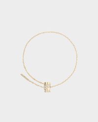 18K Pave Mini Latch Bracelet