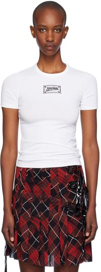 Jean Paul Gaultier White Lace Label Baby Tee T-shirt