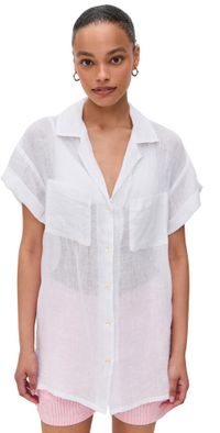 Vitamin A Playa Pocket Blouse White S