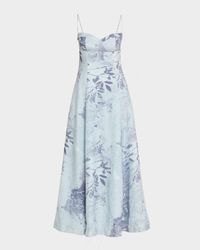 Rudie Floral Bustier Maxi Dress