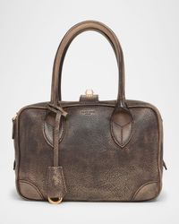 Vita Faded Leather Shoulder Bag