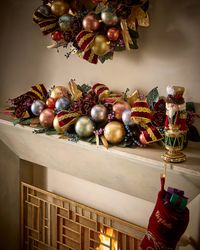 Spiritual Christmas Mantel Garland, 46"