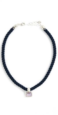 Chan Luu Sterling Silver Necklace Amethyst One Size