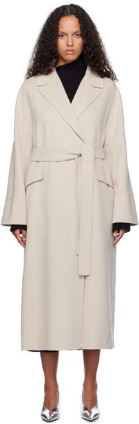 Max Mara Manteau Malika beige - 'S