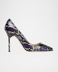 BB 105mm Snakeskin Stiletto Pumps