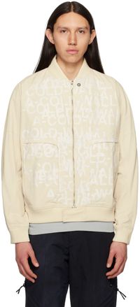A-COLD-WALL* Beige Imprint Bomber Jacket