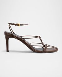 Loulou Nappa Leather Sandals
