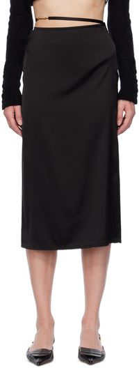 JACQUEMUS Jupe midi Notte noire - Le papier