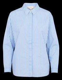 Maison 123 - Chemise droite rayée en coton - Taille XL - Bleu