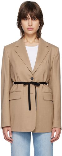 Filippa K Beige Alison Blazer