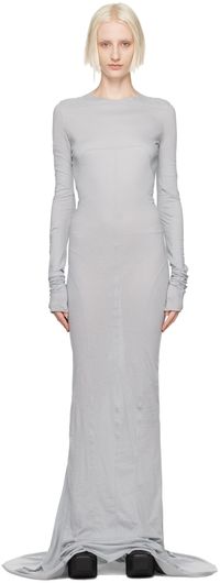 Rick Owens Blue Porterville Edfu Maxi Dress
