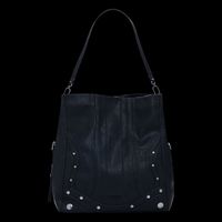 Desigual - Sac bandoulière à détails cloutés - Taille Unique - Noir