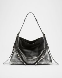Voyou Medium Ombre Leather Shoulder Bag