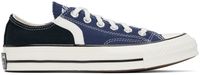 Converse Navy Chuck 70 Archival Stripes Low Top Sneakers