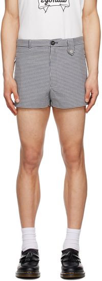 EGONlab White & Navy Dorothy Shorts