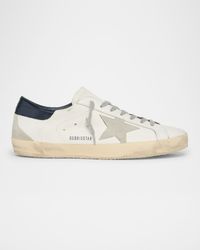 Men's Super-Star Leather Low-Top Sneakers