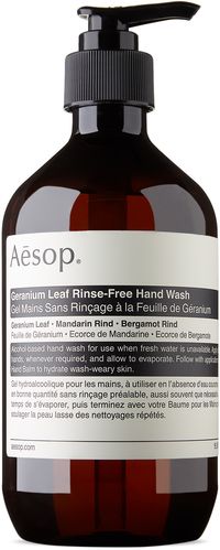Aesop Geranium Leaf Rinse-Free Hand Wash, 500 mL