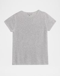 Cashmere Sequin Metallic Knit Top