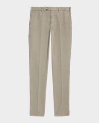 Men's Modern Fit Flat-Front Pants