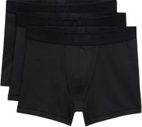 SKIMS Three-Pack Black SKIMS Cotton 3 Boxer Briefs