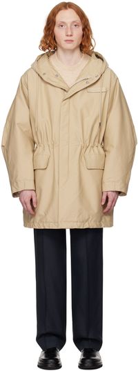 JACQUEMUS Manteau de style parka Marrone beige - Les classiques