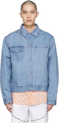 Commission SSENSE Exclusive Blue Denim Jacket