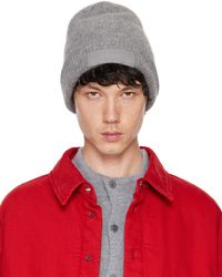 JACQUEMUS Gray La Casa 'Le bonnet Gros Grain' Beanie