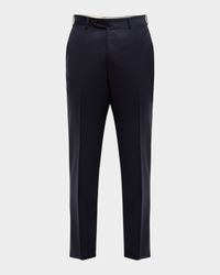 Men's Solid 150s Wool Twill Pants