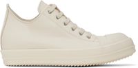 Rick Owens Baskets basses blanc cassé - Hollywood