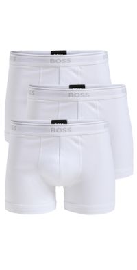 BOSS Classic Cotton Boxer Briefs 3 Pack White XL