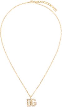 Dolce&Gabbana Gold 'DG' Logo Chain Necklace