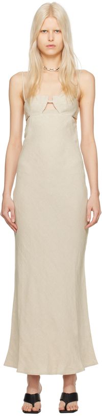 St. Agni Robe longue Resort beige