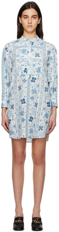 See by Chloé Blue Caravan Minidress
