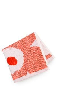 Marimekko Unikko Mini Towel Off White/Orange/Red One Size