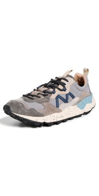 Flower Mountain Lenzan Sneakers Suede/Nylon Dark Grey 40