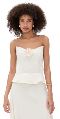 Damaris Bailey Delicias Corset Top White L
