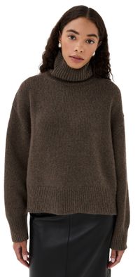 Nili Lotan Tabitha Cashmere Sweater Redwood Melange S