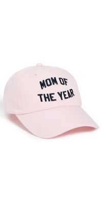 Favorite Daughter Mom of the Year Baseball Hat Light Pink/Navy One Size