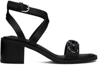 rag & bone Black Geo Chain Block Heeled Sandals