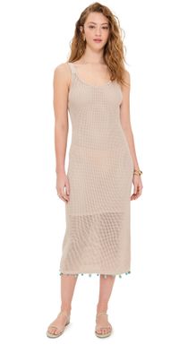 STAUD Floria Dress Natural XS