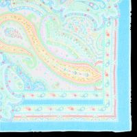 Sud Express - Foulard imprimé en coton - Taille Unique - Vert