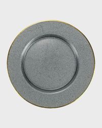 Metallic Glass Slate Service Plate