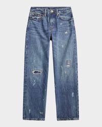 Boy's Lynwood Distressed Cotton Denim Jeans, Size 8-20