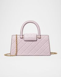 Fleming Quilted Top-Handle Bag