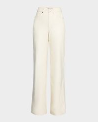 Taylor High-Rise Vegan Leather Jeans