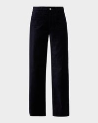Le Slim Palazzo Velvet Jeans